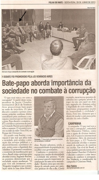 JCI - Bate Papo com Promotor Butini - 2013