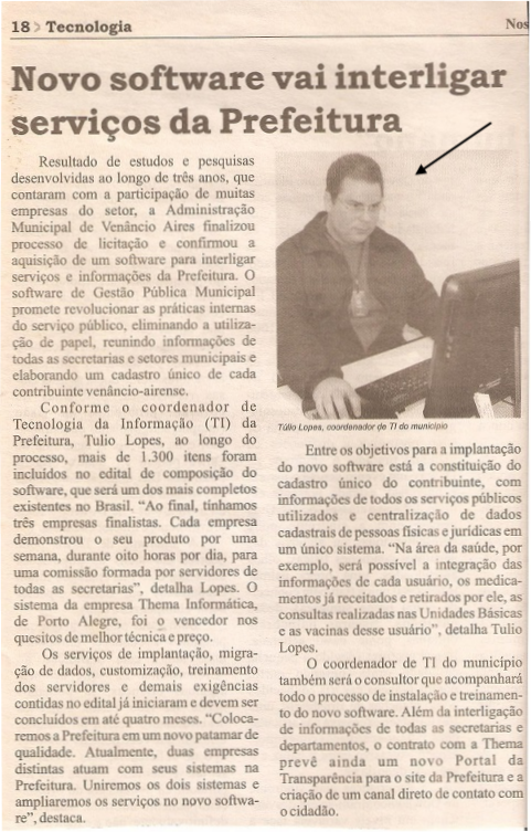 Novo Software PMVA