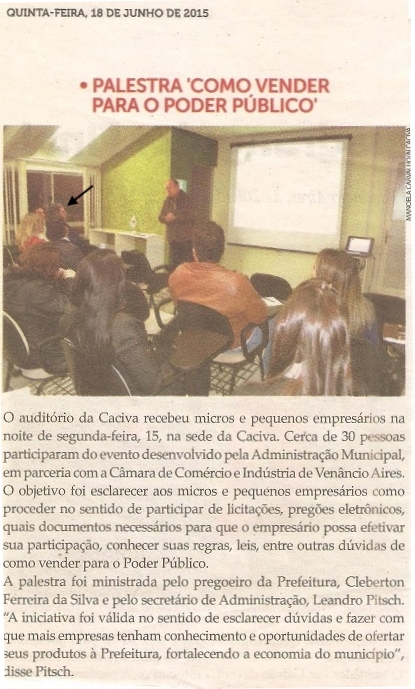 PMVA - CACIVA - Palestra Como vender para o Poder P+¦blico - 2015