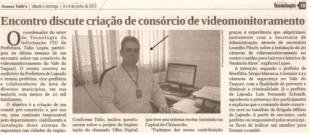 PMVA - Videomonitoramento - 2013