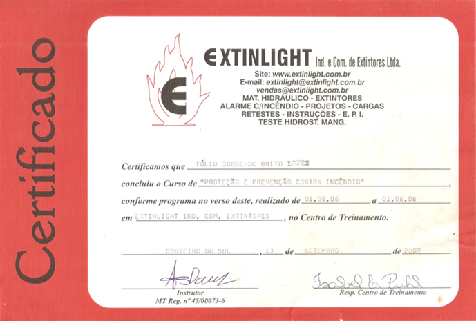 06 - 13-09-2007 Certificado Prevenção Contra Incêndio - 2006 (Copy) (Copy)