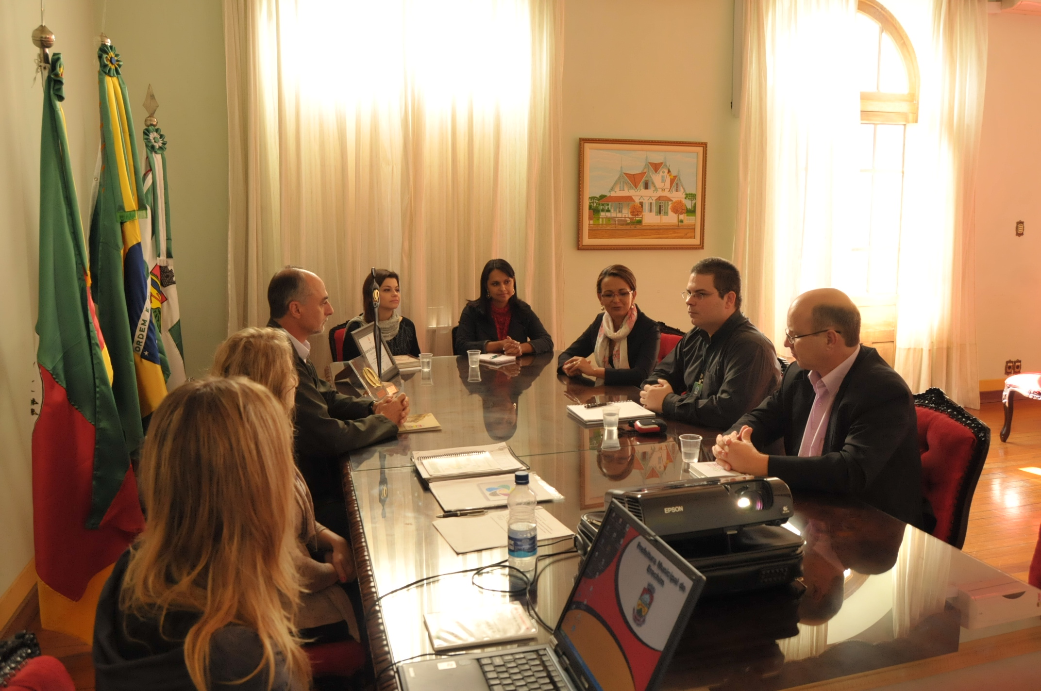 Visita à Prefeitura de Erechim, em busca da Excelência em Qualidade.