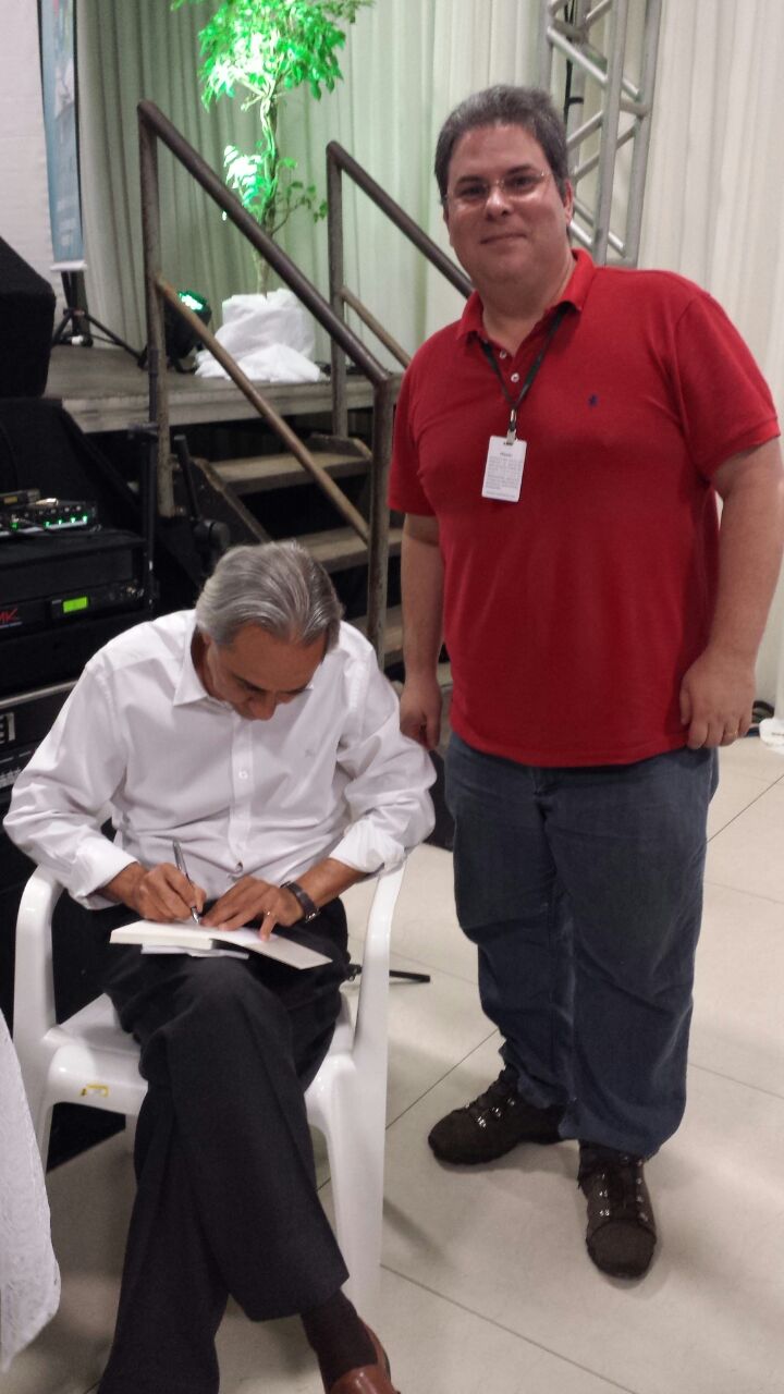 Eu e Roberto Crema – Autografando!